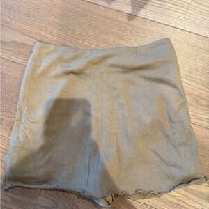 Elegant Tan Women's Skirt